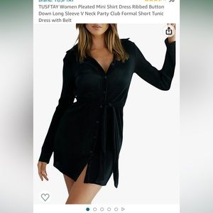 NWT Black Long Sleeve Dress